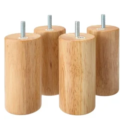 Lits^Muji 4 pieds en bois naturel 12cm