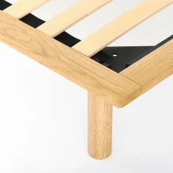 Lits^Muji 4 pieds en bois naturel 26cm