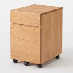 Bureau|Armoires^Muji Armoire de bureau en bois de chêne