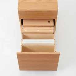Bureau|Armoires^Muji Armoire de bureau en bois de chêne