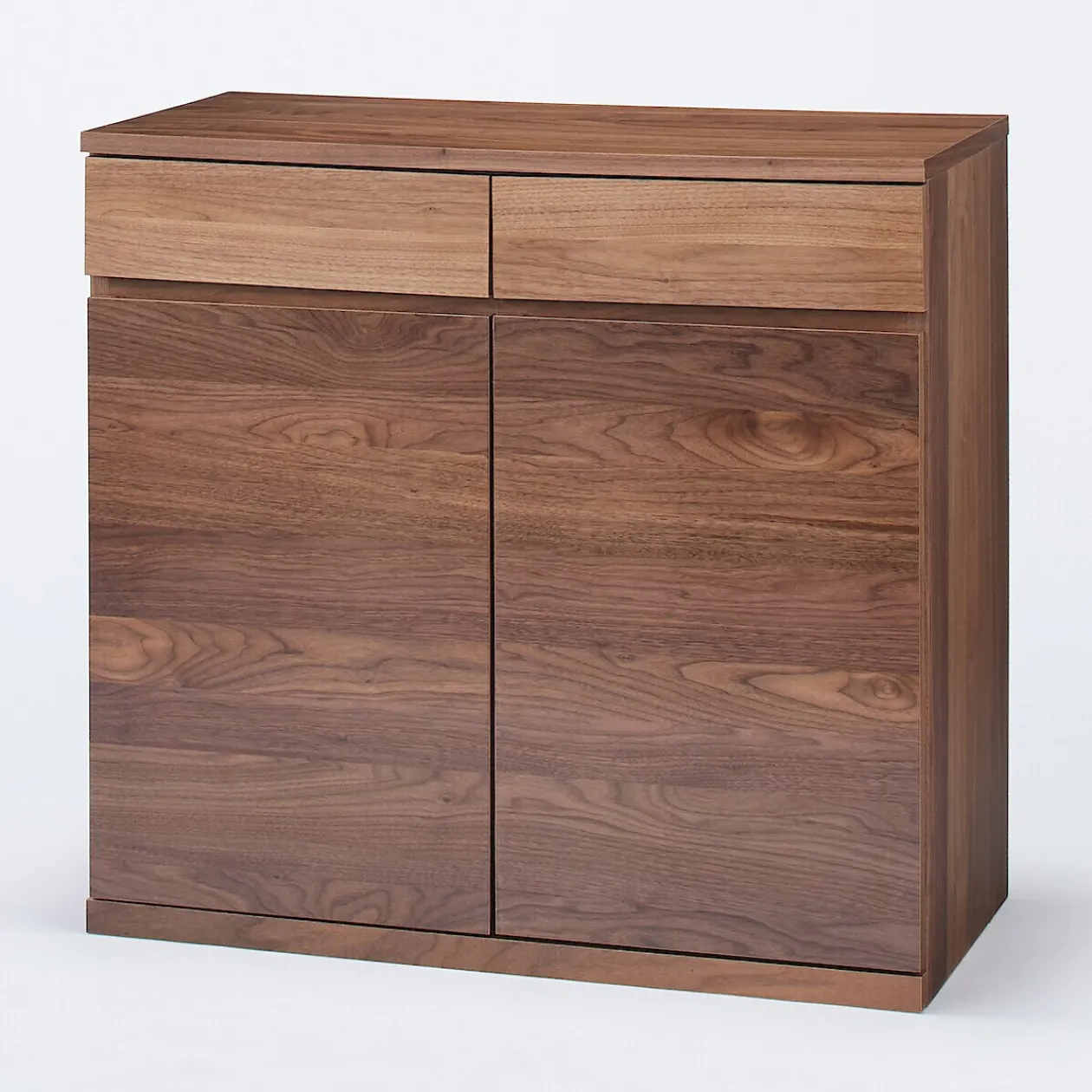 Armoires^Muji Armoire en noyer avec tiroirs