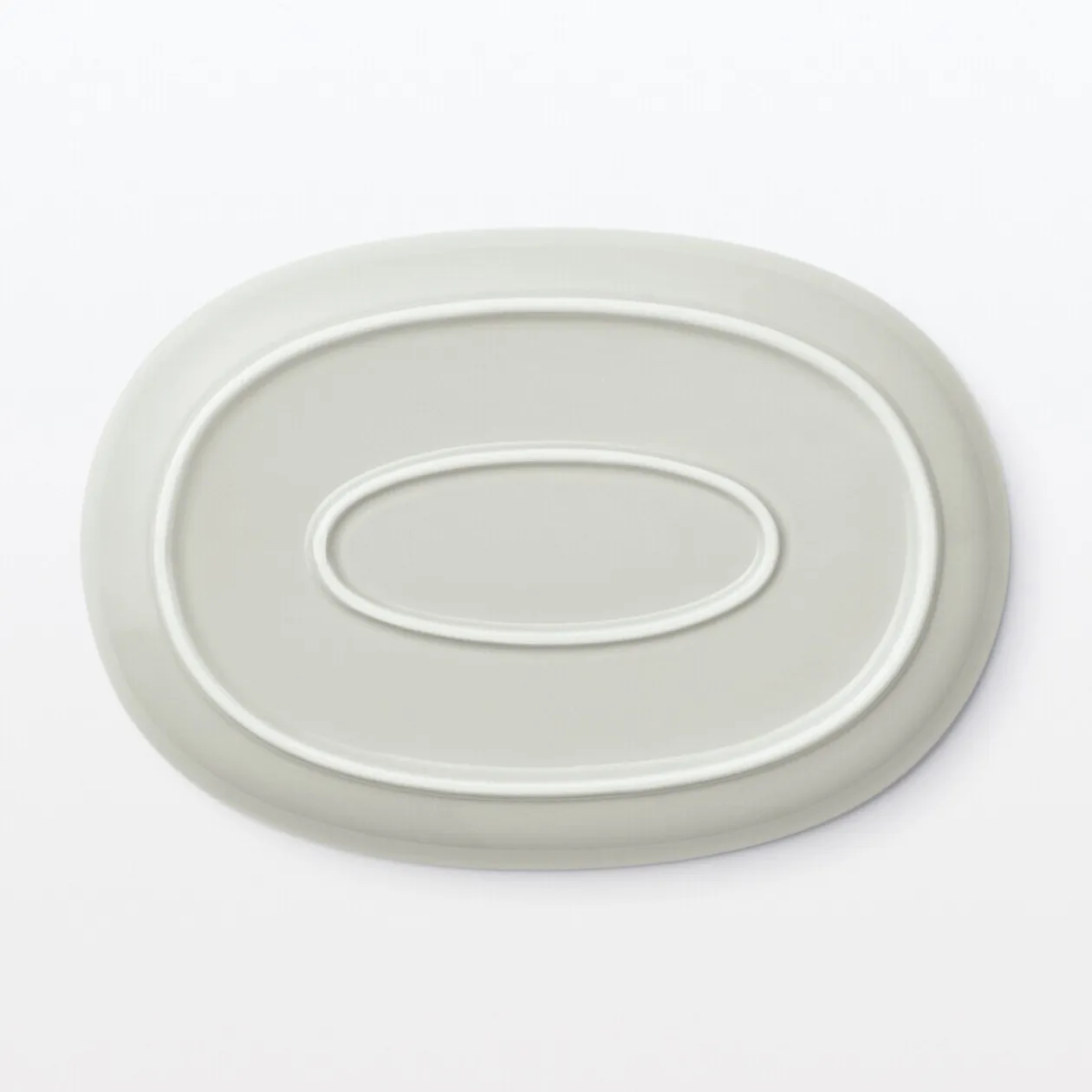 Vaisselle^Muji Art de la table du quotidien ‐ Assiette ovale S