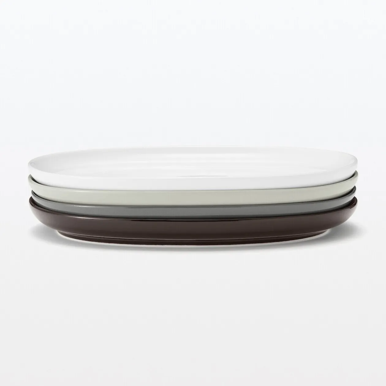 Vaisselle^Muji Art de la table du quotidien ‐ Assiette ovale S