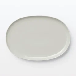 Vaisselle^Muji Art de la table du quotidien ‐ Assiette ovale L