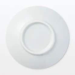Vaisselle^Muji Assiette en porcelaine Hasami - Motif rayures, Petite