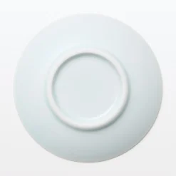 Vaisselle^Muji Assiette en porcelaine Hasami ‐ Motif maille, Petite