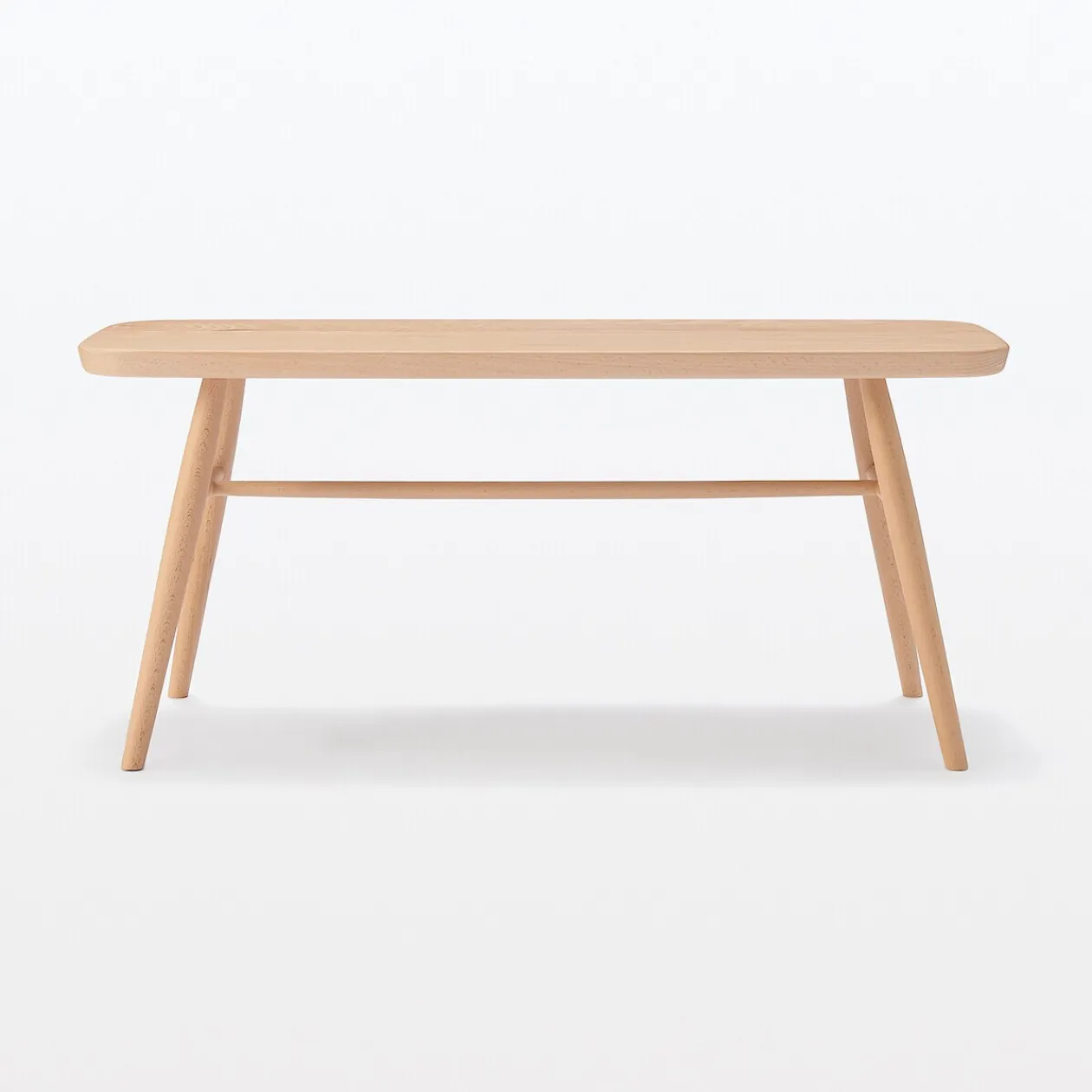 Chaises, Bancs Et Tabourets^Muji Banc en hêtre massif à pieds arrondis