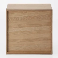 Étagères Modulables En Bois^Muji Bloc‐tiroir en chêne ‐ 2 tiroirs (Dont Eco‐part. 0,82 €)