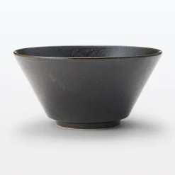 Vaisselle^Muji Bol à nouilles Mino Ware ‐ Glaçure noire