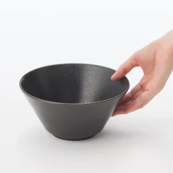 Vaisselle^Muji Bol à nouilles Mino Ware ‐ Glaçure noire