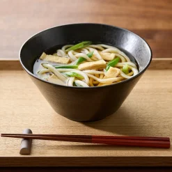 Vaisselle^Muji Bol à nouilles Mino Ware ‐ Glaçure noire