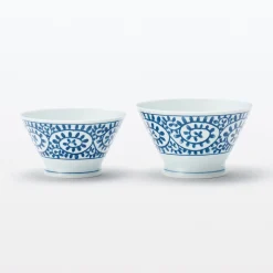Vaisselle^Muji Bol à riz en porcelaine Hasami ‐ Motifs arabesque, Petite