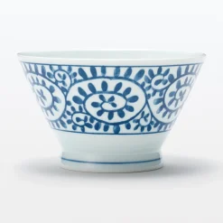 Vaisselle^Muji Bol à riz en porcelaine Hasami - Motif arabesque, Grande