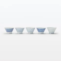 Vaisselle^Muji Bol à riz en porcelaine Hasami - Motif arabesque, Grande