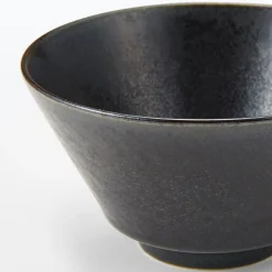 Vaisselle^Muji Bol à riz Mino Ware ‐ Glaçure noire