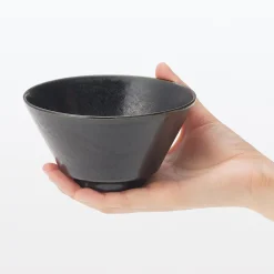 Vaisselle^Muji Bol à riz Mino Ware ‐ Glaçure noire