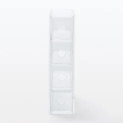 Rangements En Acrylique^Muji Boîte 4 tiroirs en acrylique L6.7X P17.5X H25cm