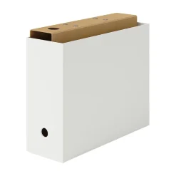 Petits Rangements En Polypropylène|Boîtes Et Rangement De Bureau^Muji Boîte archive droite grise en PP L10X P32X H24cm