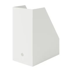 Petits Rangements En Polypropylène|Boîtes Et Rangement De Bureau^Muji Boîte archive grise en biais large en PP L15X P31.8X H27.6cm