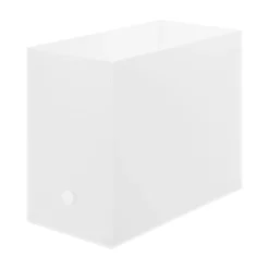 Petits Rangements En Polypropylène|Boîtes Et Rangement De Bureau^Muji Boîte archive large en PP L15X P32X H24cm