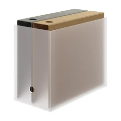 Petits Rangements En Polypropylène|Boîtes Et Rangement De Bureau^Muji Boîte archive large en PP L15X P32X H24cm