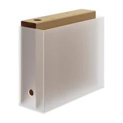 Petits Rangements En Polypropylène|Boîtes Et Rangement De Bureau^Muji Boîte archives droite en PP L10X P32X H24cm