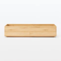 Rangements En Bois|Boîtes Et Rangement De Bureau^Muji Boîte de rangement en bambou L8.5X P26X H5.5cm