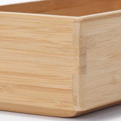 Rangements En Bois|Boîtes Et Rangement De Bureau^Muji Boîte de rangement en bambou L8.5X P26X H5.5cm