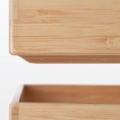 Rangements En Bois|Boîtes Et Rangement De Bureau^Muji Boîte de rangement en bambou L17X P26X H5.5cm