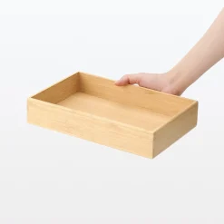 Rangements En Bois|Boîtes Et Rangement De Bureau^Muji Boîte de rangement en bambou L17X P26X H5.5cm