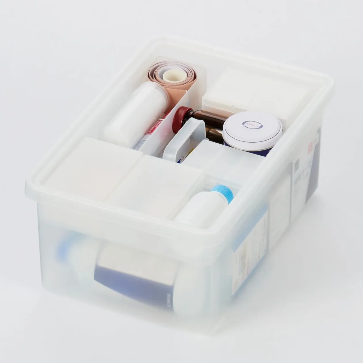 Rangements En Polypropylène^Muji Boîte de rangement ouverte en PP ‐ 25cm S