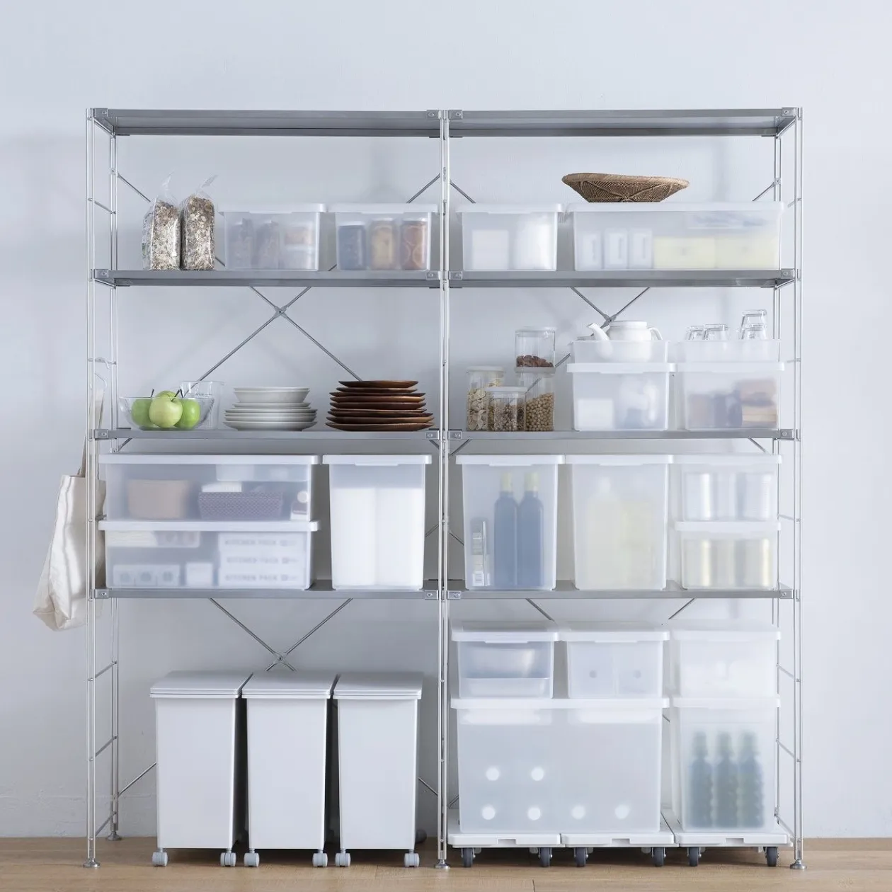 Rangements En Polypropylène^Muji Boîte de rangement ouverte en PP ‐ 25cm S