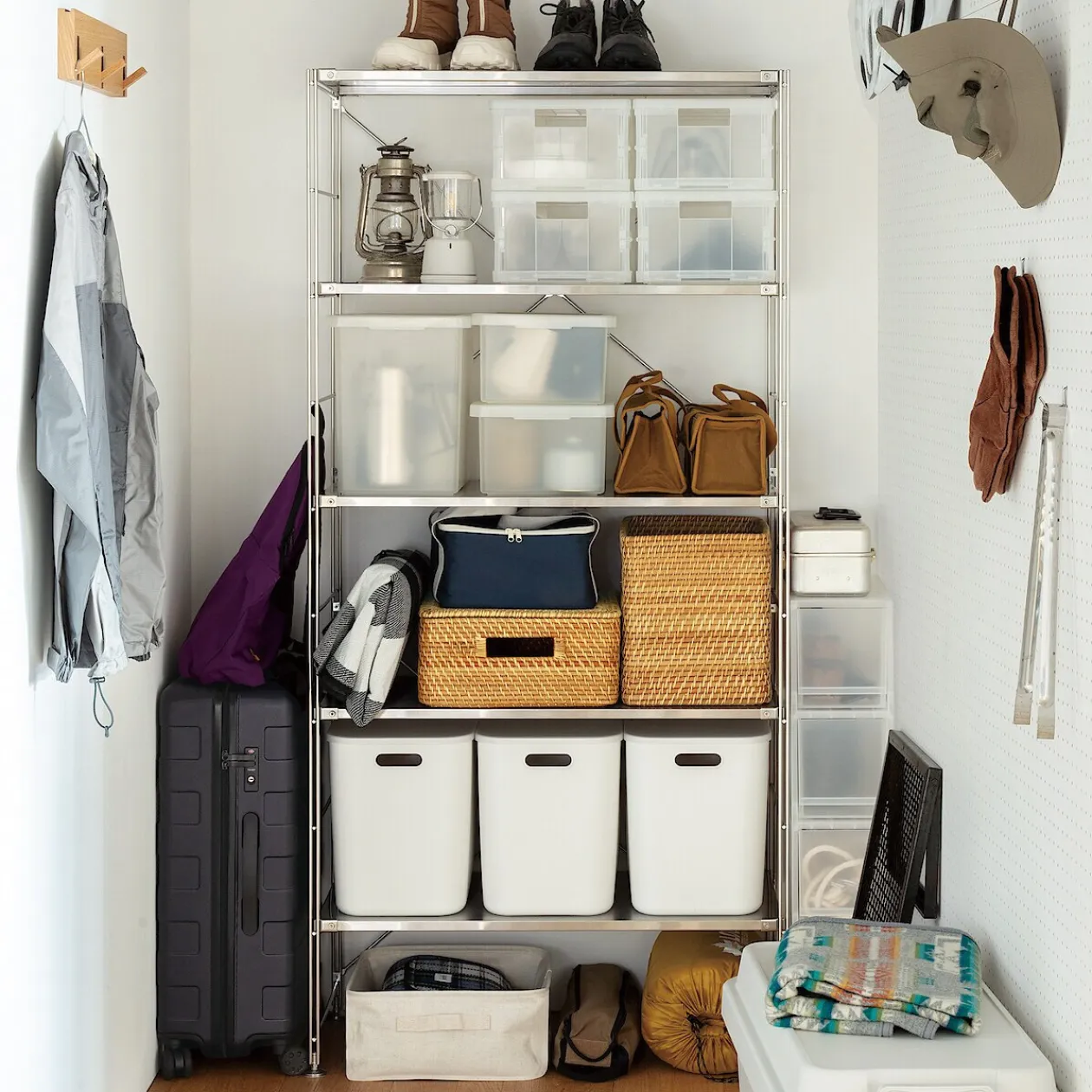 Rangements En Polypropylène^Muji Boîte de rangement ouverte en PP ‐ 25cm S