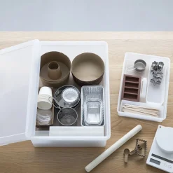 Rangements En Polypropylène^Muji Boîte de rangement ouverte en PP ‐ 50.5cm  S