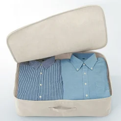 Rangements Souples^Muji Boîte de rangement souple avec couvercle L59X P39X H18cm