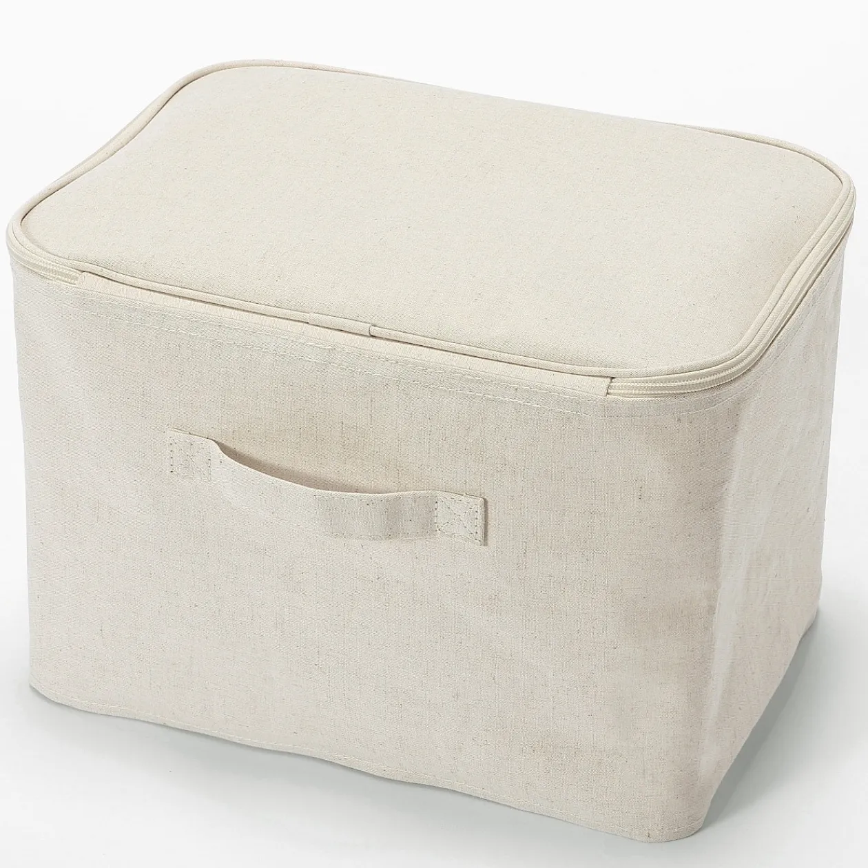 Rangements Souples^Muji Boîte de rangement souple avec couvercle rectangle L37X P26X H26cm