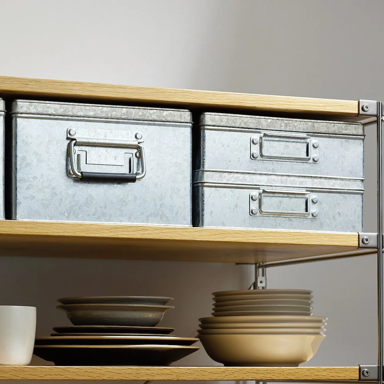 Rangements En Métal^Muji Boîte en fer blanc