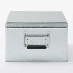 Rangements En Métal^Muji Boîte en métal galvanisé L