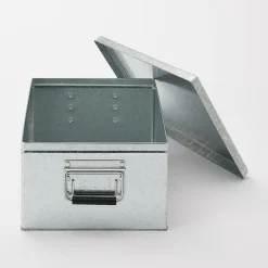 Rangements En Métal^Muji Boîte en métal galvanisé L