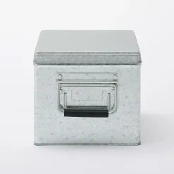 Rangements En Métal^Muji Boîte en métal galvanisé L19X P29X H16cm