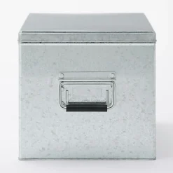 Rangements En Métal^Muji Boîte en métal galvanisé L26X P37X H24cm
