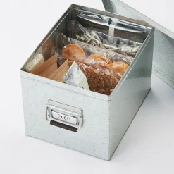 Rangements En Métal^Muji Boîte en métal galvanisé L26X P37X H24cm