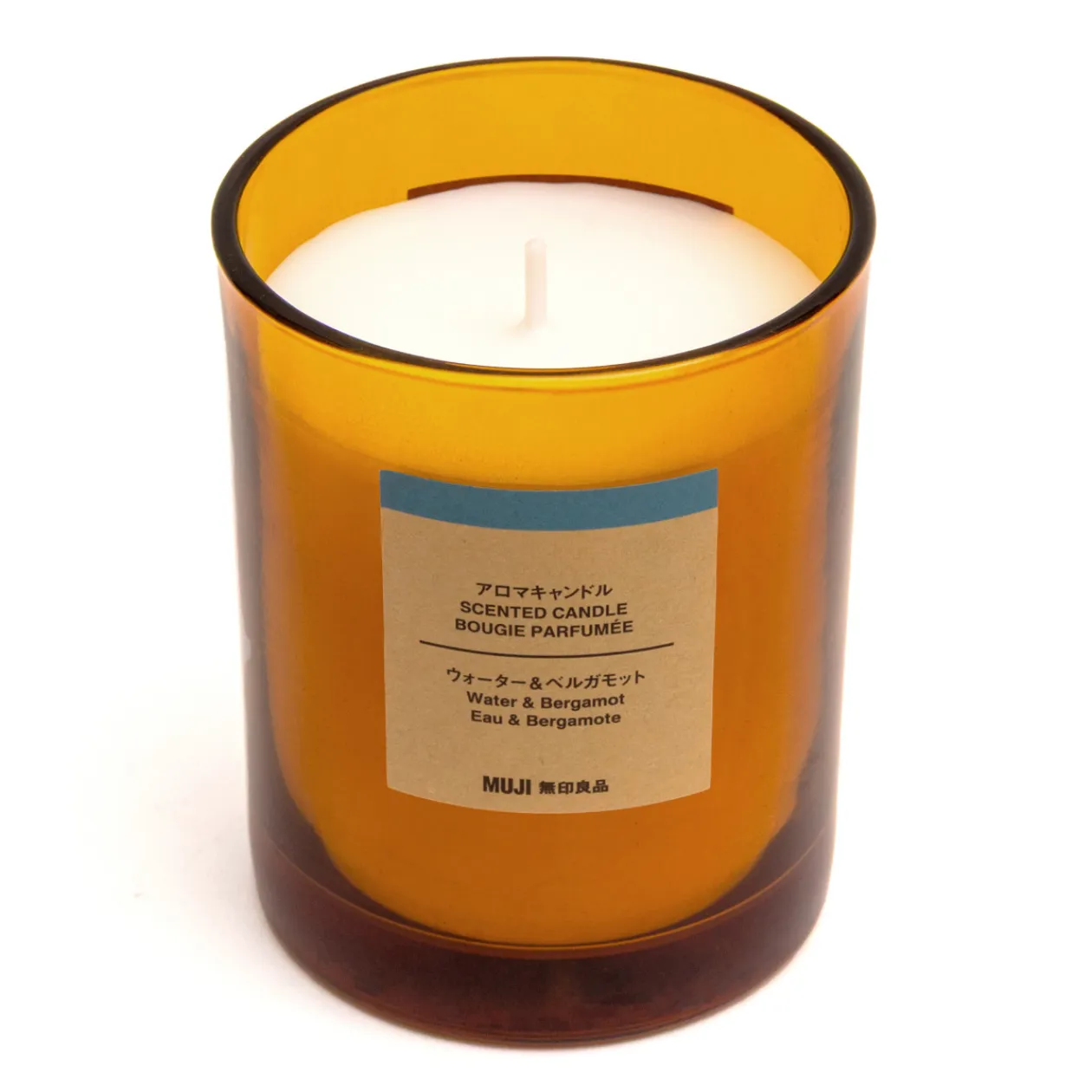 Bougies^Muji Bougie 1 mèche eau et bergamote