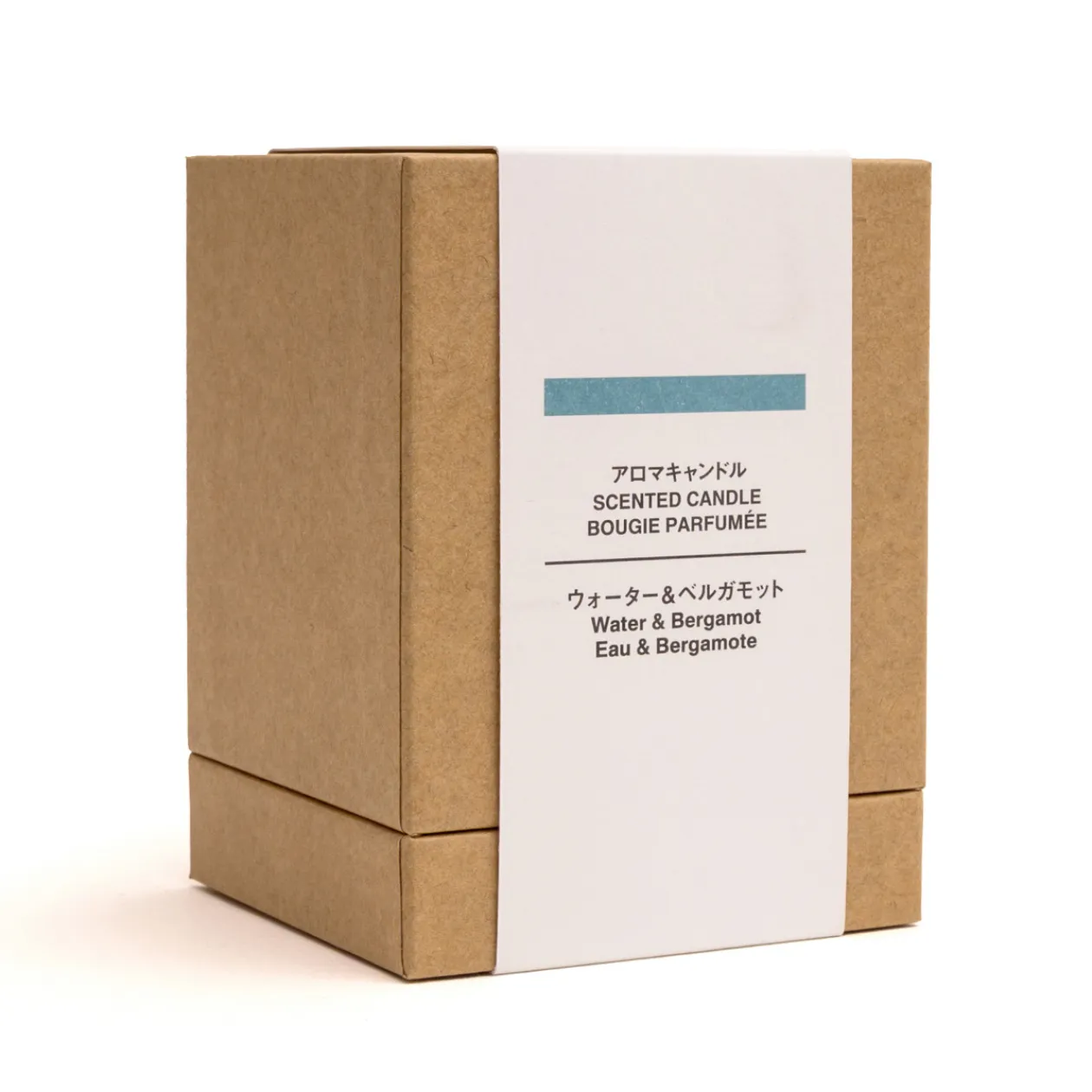 Bougies^Muji Bougie 1 mèche eau et bergamote