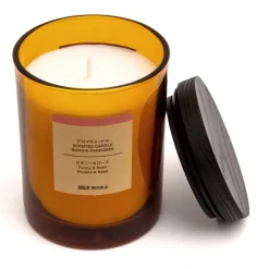 Bougies^Muji Bougie 1 mèche pivoine et rose