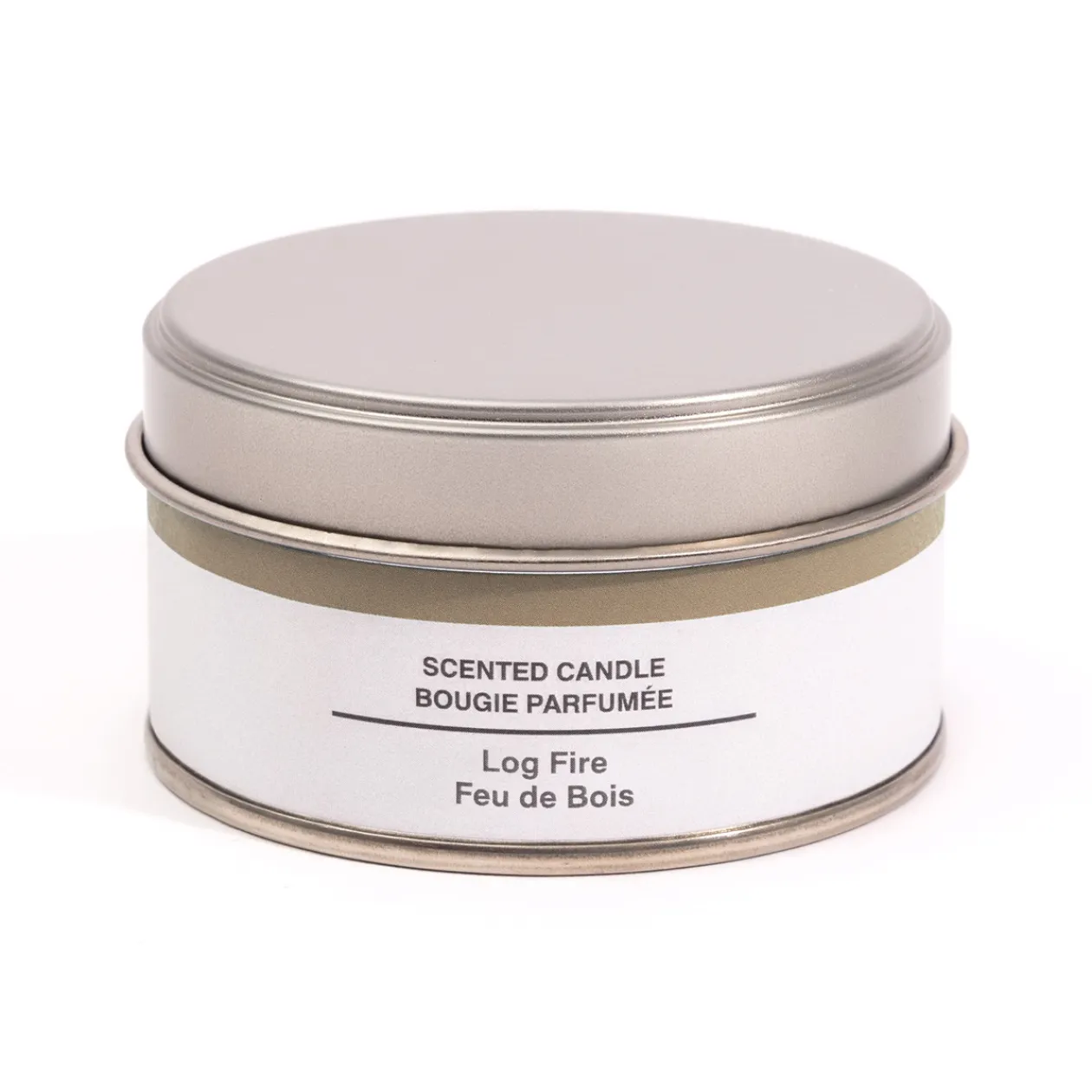 Bougies^Muji Bougie Métal ‐ Feu de bois