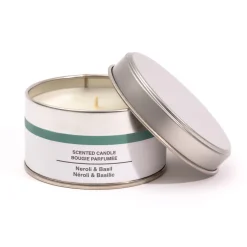 Bougies^Muji Bougie Métal  ‐ Néroli et Basilic