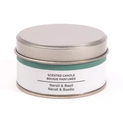 Bougies^Muji Bougie Métal  ‐ Néroli et Basilic