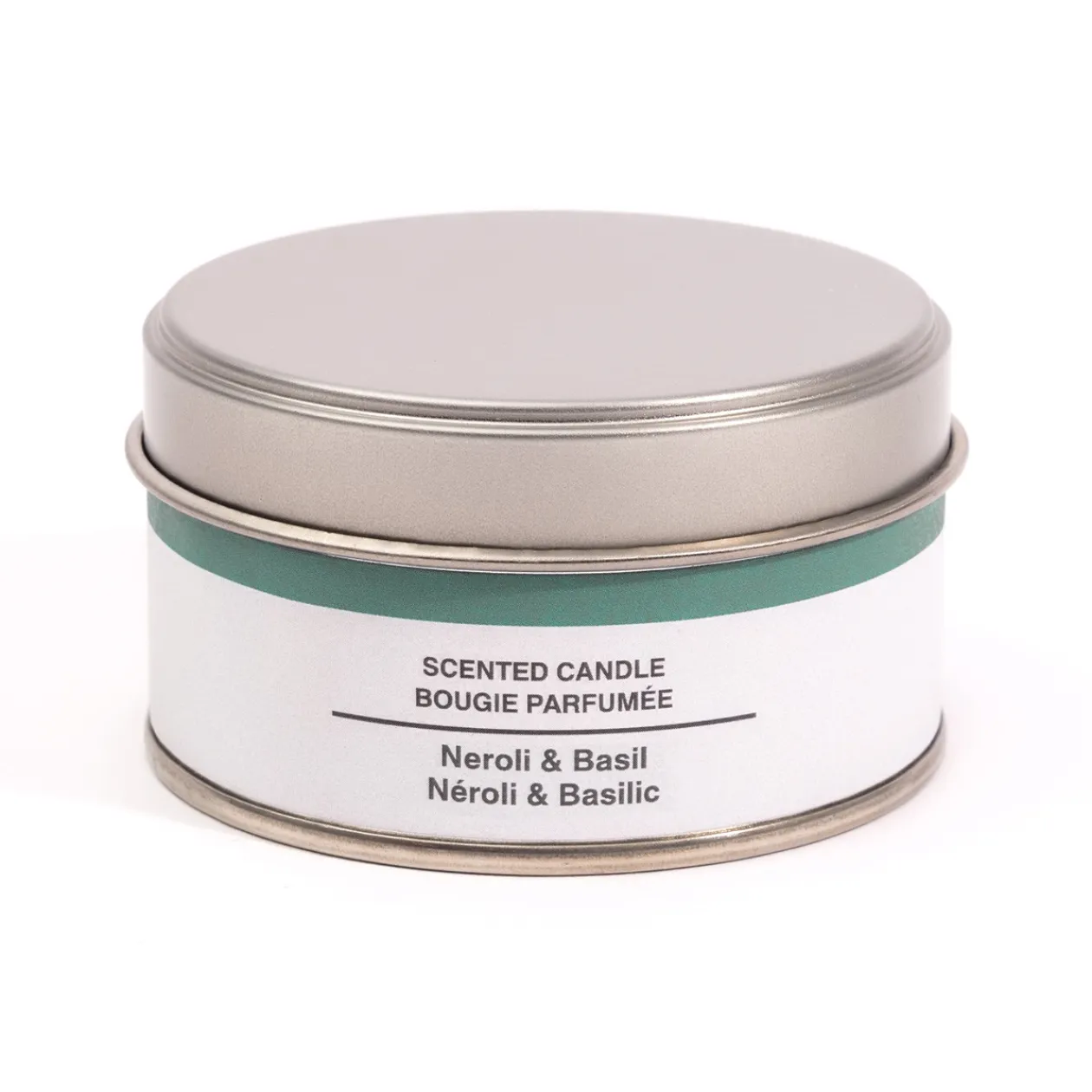 Bougies^Muji Bougie Métal ‐ Néroli et Basilic