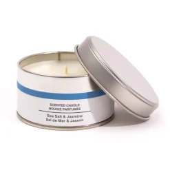 Bougies^Muji Bougie Métal  ‐ Sel de mer